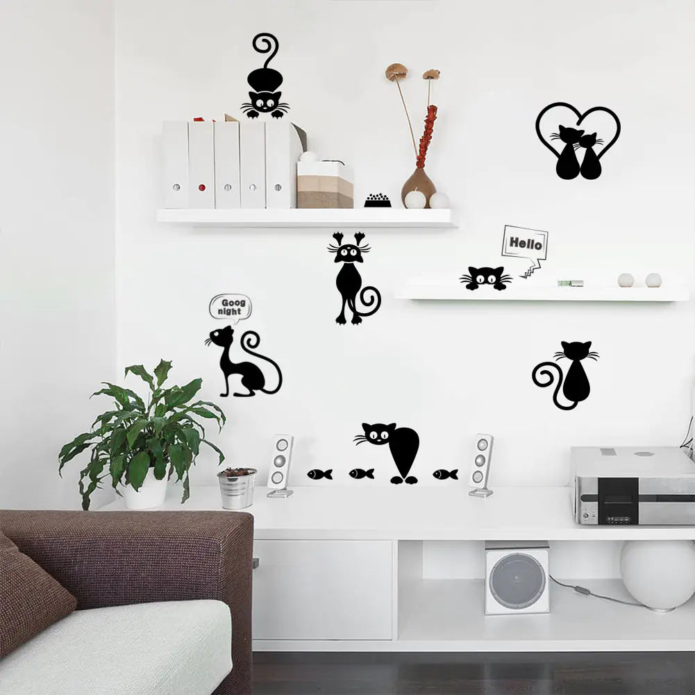 Black Cat DIY Switch Sticker