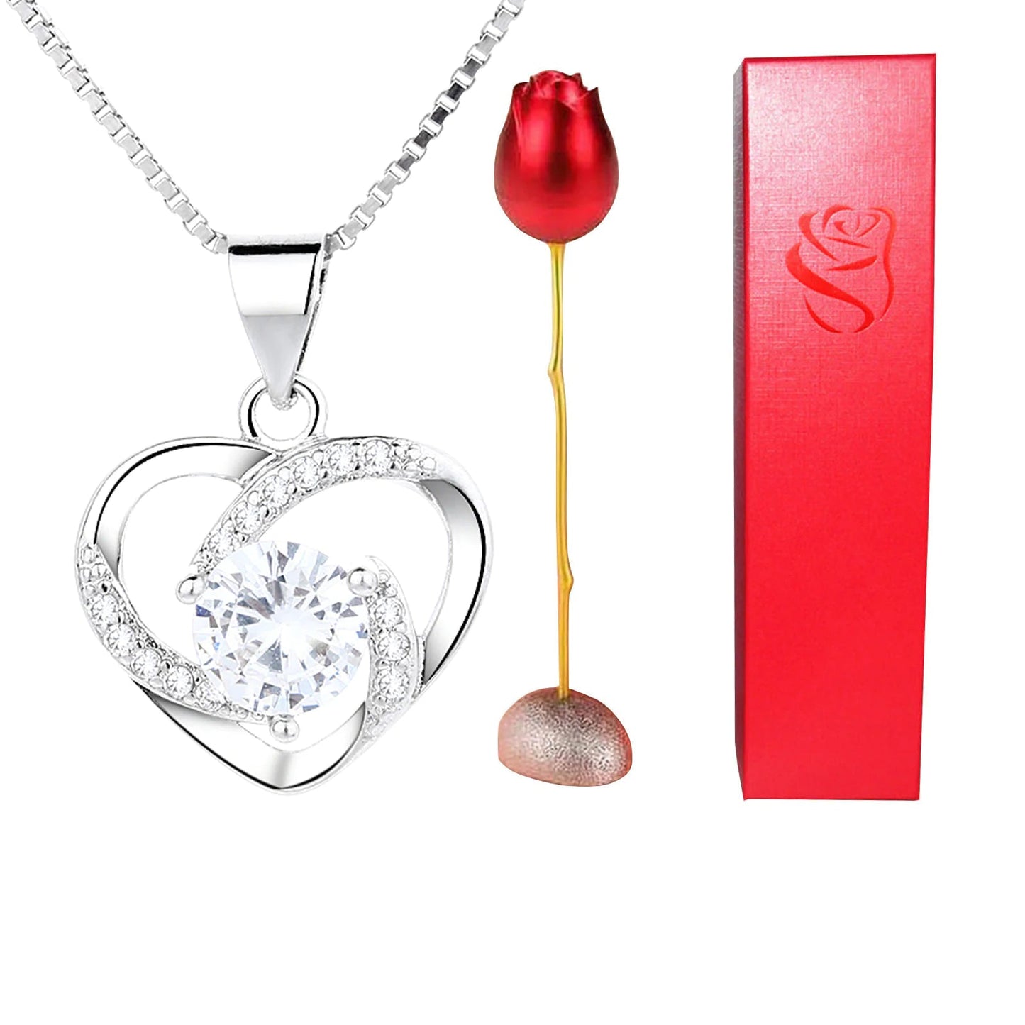 Heart Shaped Crystal Pendant Sorceress Sanctuary