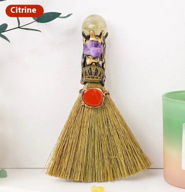 Witches Besom | Crystal Broom