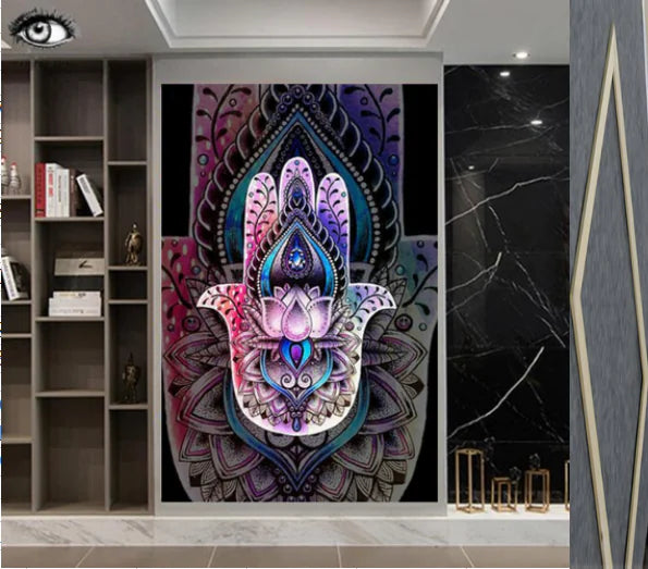 Mystical Palm Tapestry
