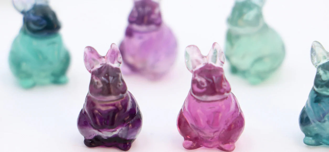Crystal Fluorite Rabbit Sorceress Sanctuary