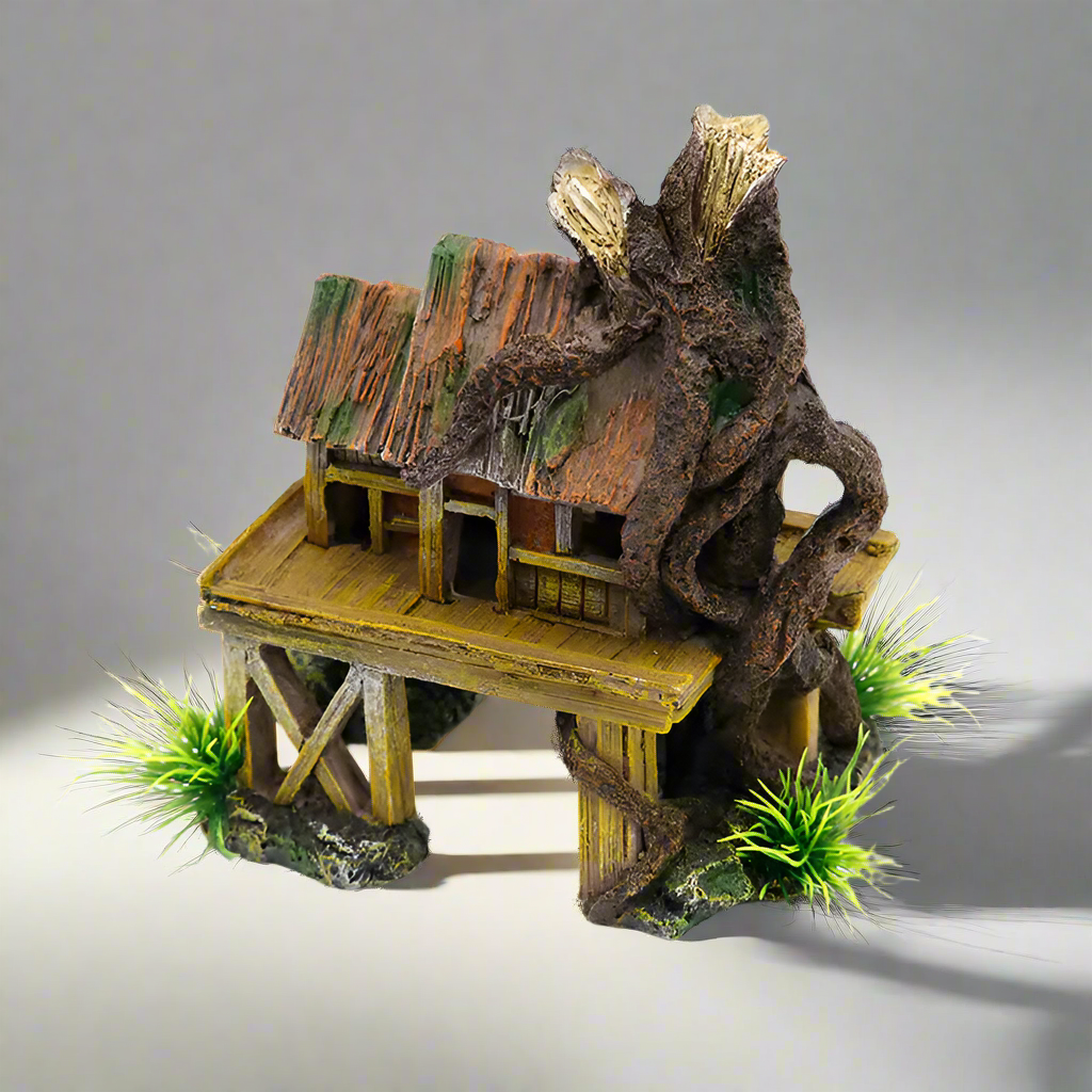 Tree Root Wooden House Sorceress Sanctuary