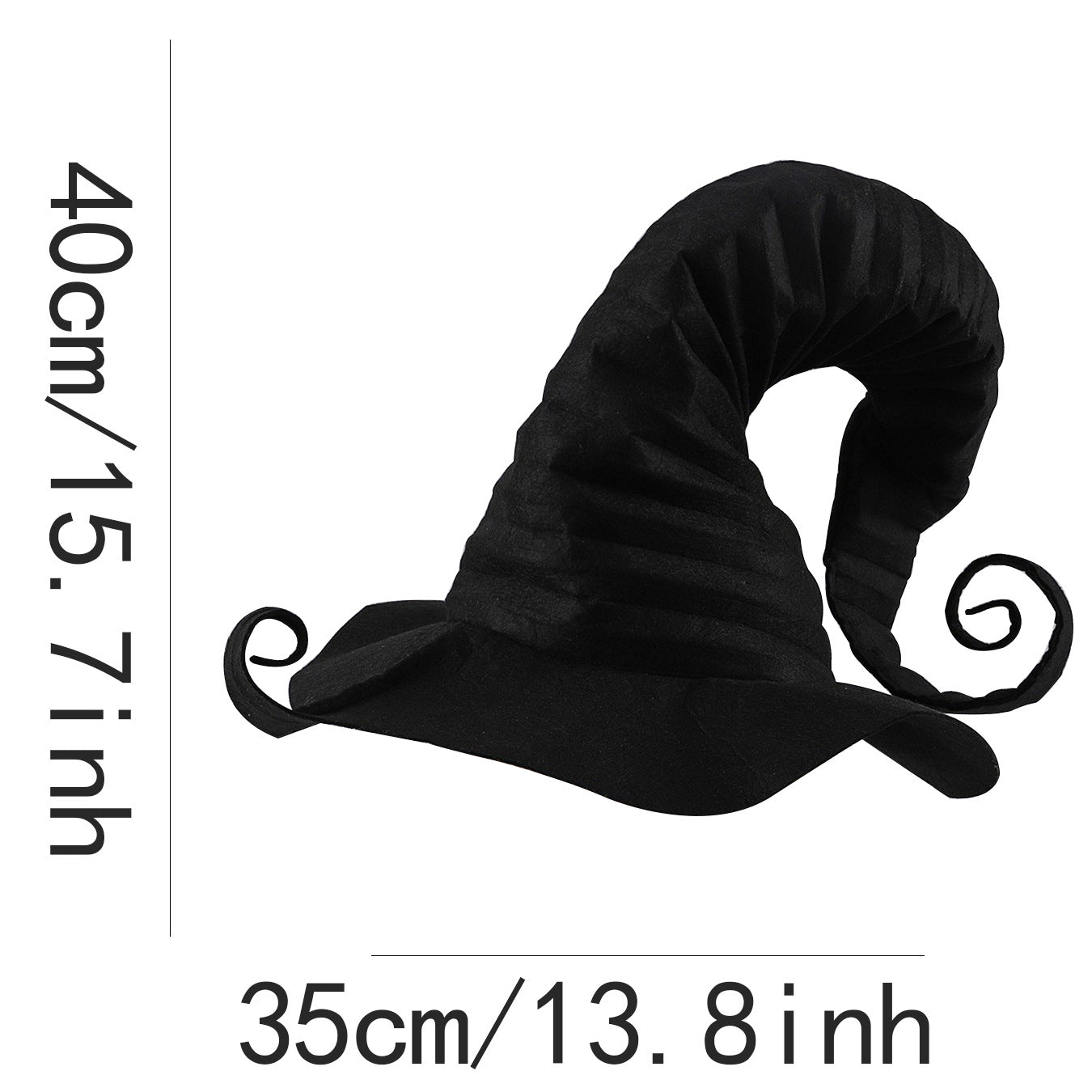 New Halloween Black Magic Witch Hat
