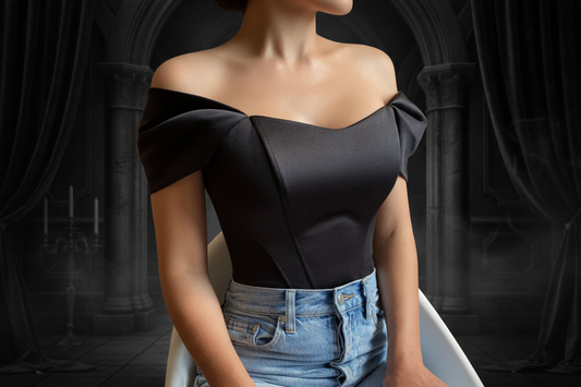 Off Shoulder Velvet Top - Sorceress Sanctuary