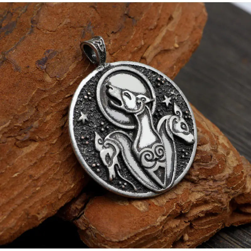 Hound Dog Pendant | Double-Sided
