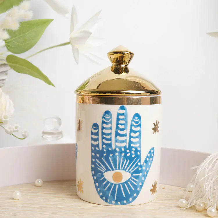 Spiritual Healing | Ceramic Plate & Candle Holder Set
