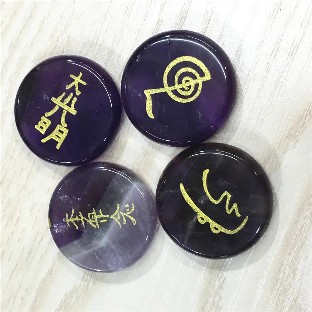 Natural Crystal Stone Energy Symbols