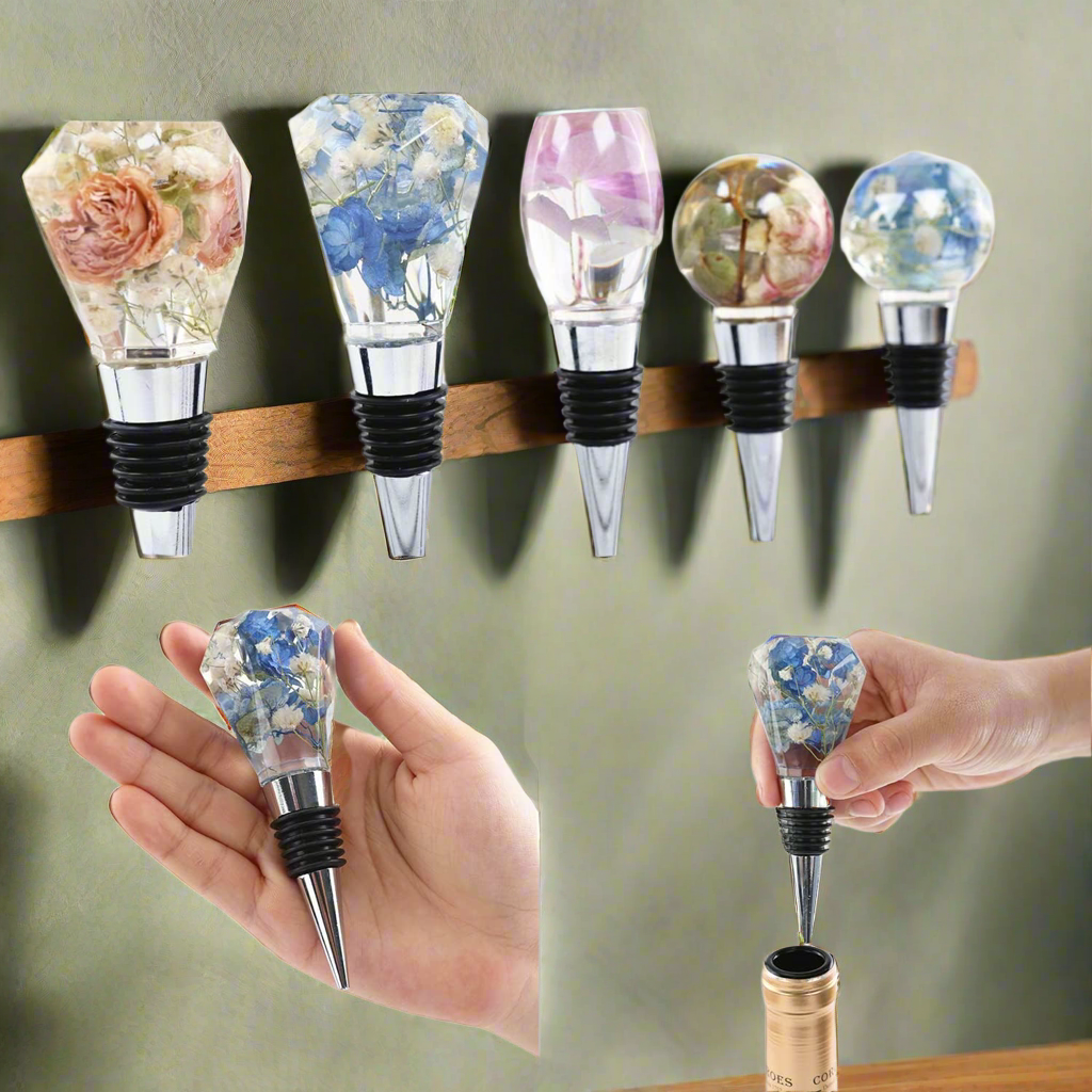 DIY Crystal Resin Wine Stopper Silicone Mould