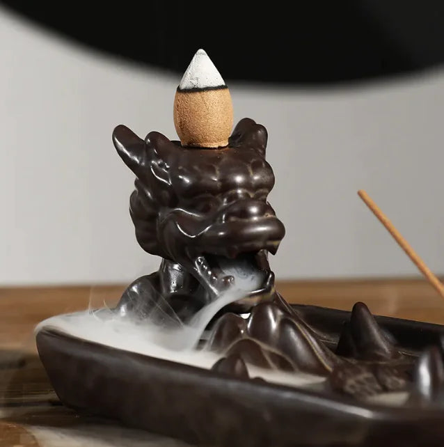 Dragon Backflow Incense Burner Sorceress Sanctuary