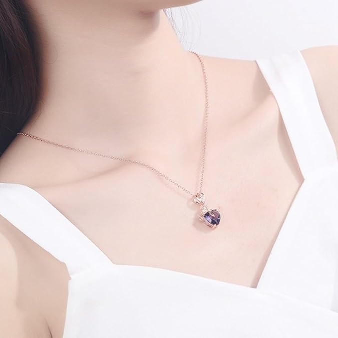 Heart Shaped Crystal Pendant Sorceress Sanctuary