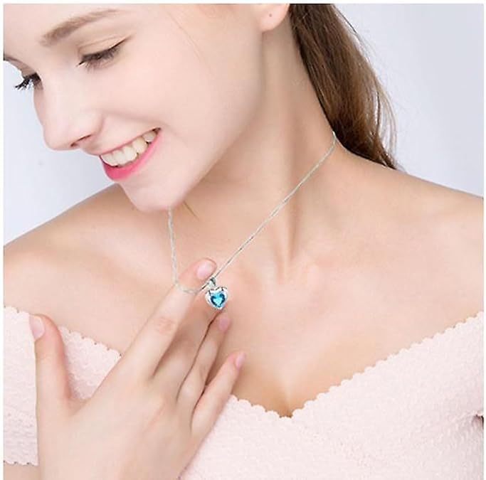 Heart Shaped Crystal Pendant Sorceress Sanctuary