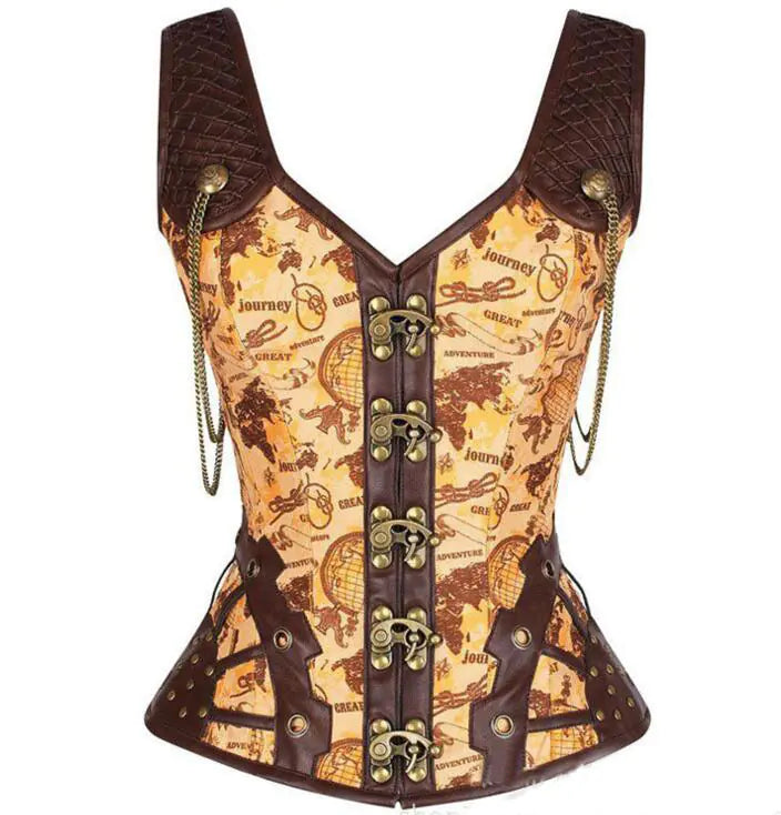 Detailed Witch Corset Top