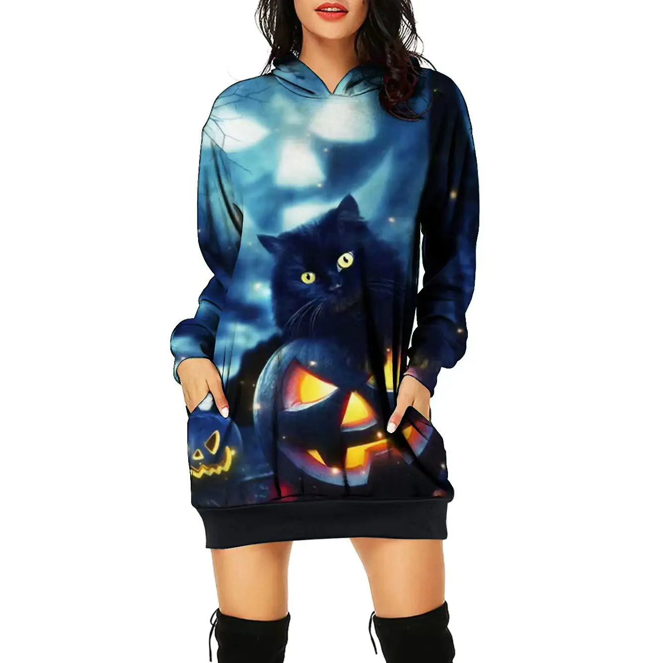 Spooky Print Dress