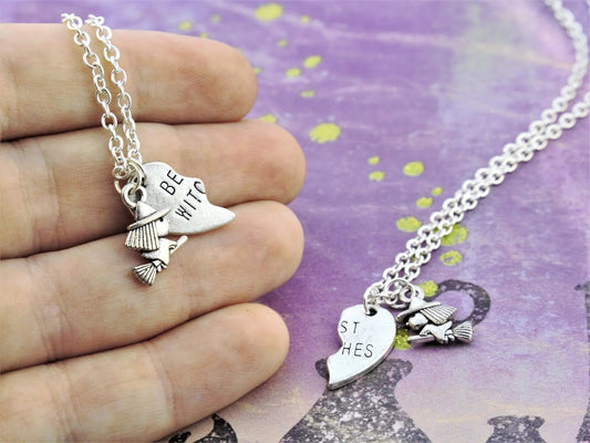 Witch Necklace Pair Sorceress Sanctuary