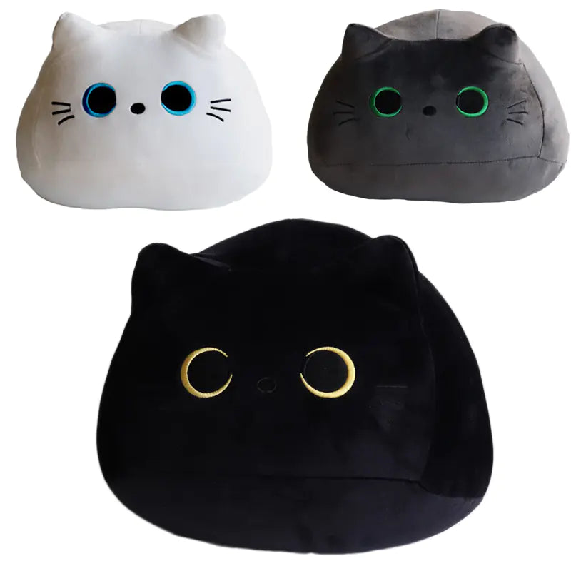 Cute Black Cat Plush Pillow