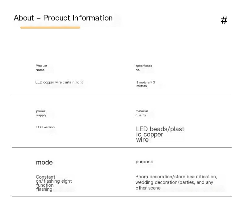 LED Curtain Fairy Lights Sorceress Sanctuary