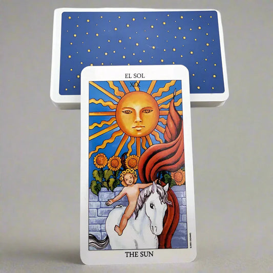 Bilingual Knight | Tarot Cards (English & Spanish) - Sorceress Sanctuary