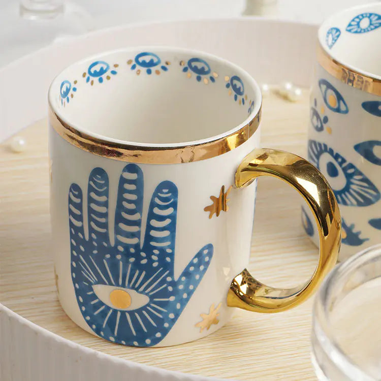 Spiritual Healing | Ceramic Plate & Candle Holder Set