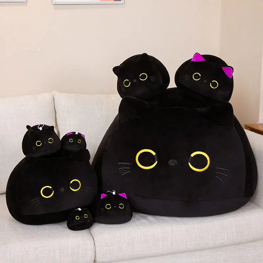 Comfy Black Cat Pillows Sorceress Sanctuary