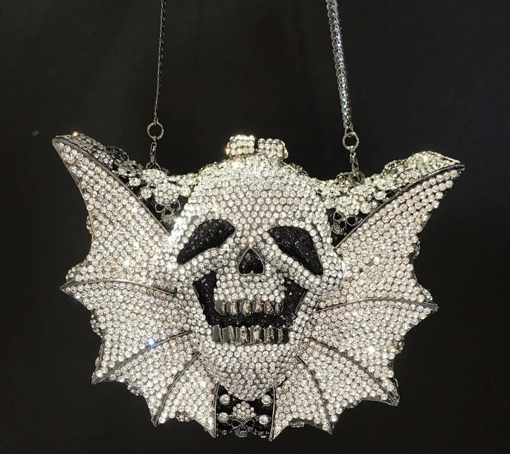 Crystal Skull Bat Bag Sorceress Sanctuary
