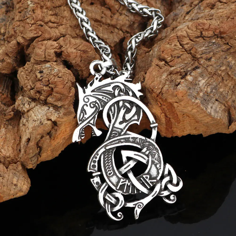Nordic Dragon Necklace