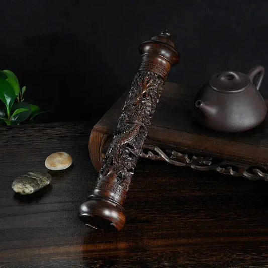 Ebony Dragon Incense Cylinder - Sorceress Sanctuary