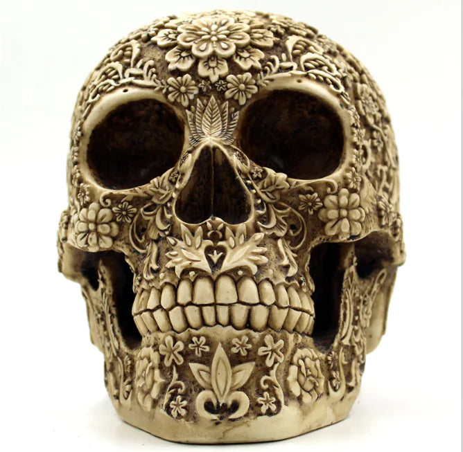 Mystical Floral Skull