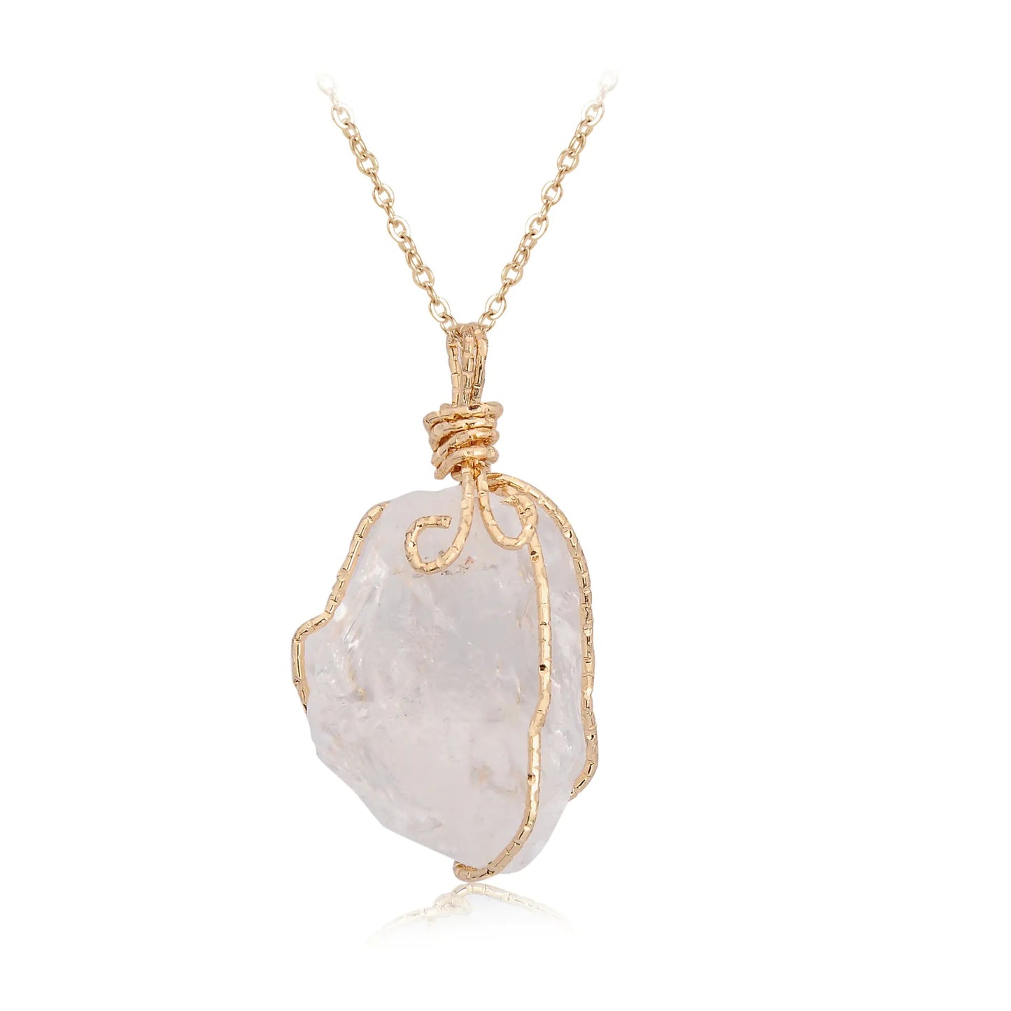Natural Stone Pendant Necklace Sorceress Sanctuary