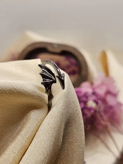 Angel & Demon Ring - Sorceress Sanctuary Angel Wings / Opening Adjustable-Demon Wings / Opening Adjustable