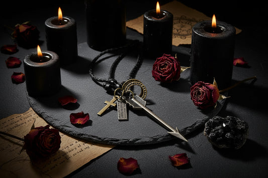 Arrow Guidance Necklace - Sorceress Sanctuary Ancient silver-BRONZE