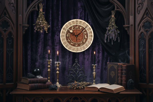 Astronomical Clock - Sorceress Sanctuary Wood / 30cm