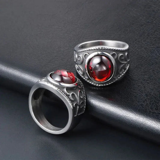 Arcane Garnet Ruby Ring Sorceress Sanctuary