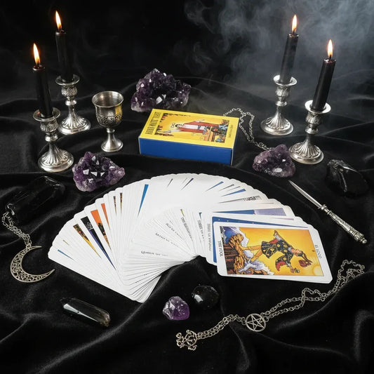 Bilingual Tarot Cards - Sorceress Sanctuary Blue