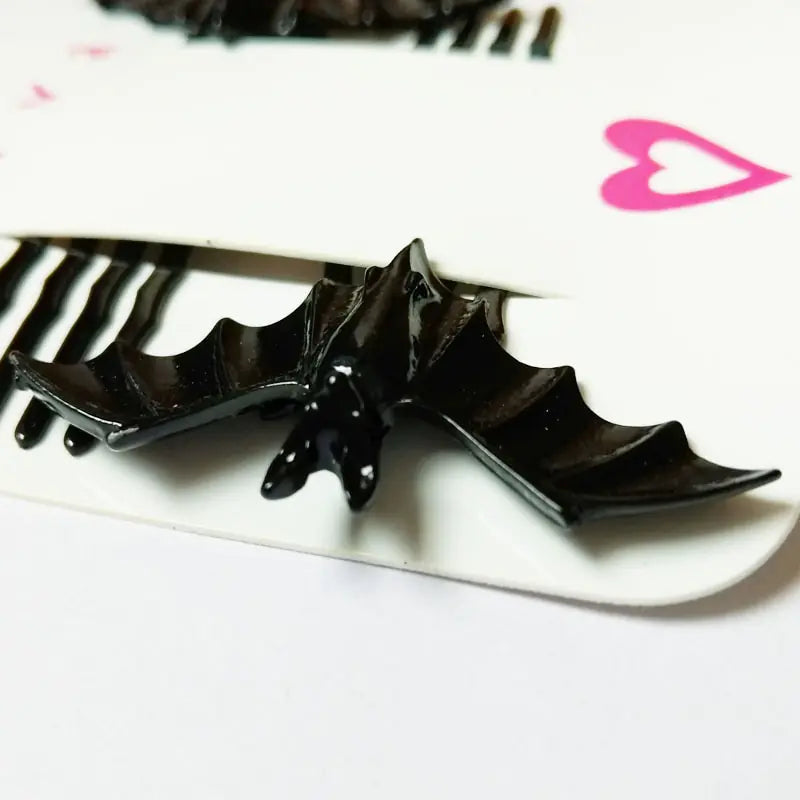 Black Bat Hairpin