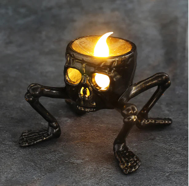Haunted LED Candle Lantern