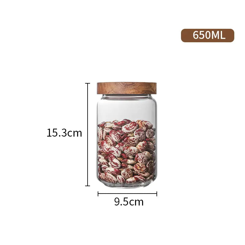 Premium Glass Storage Bottles