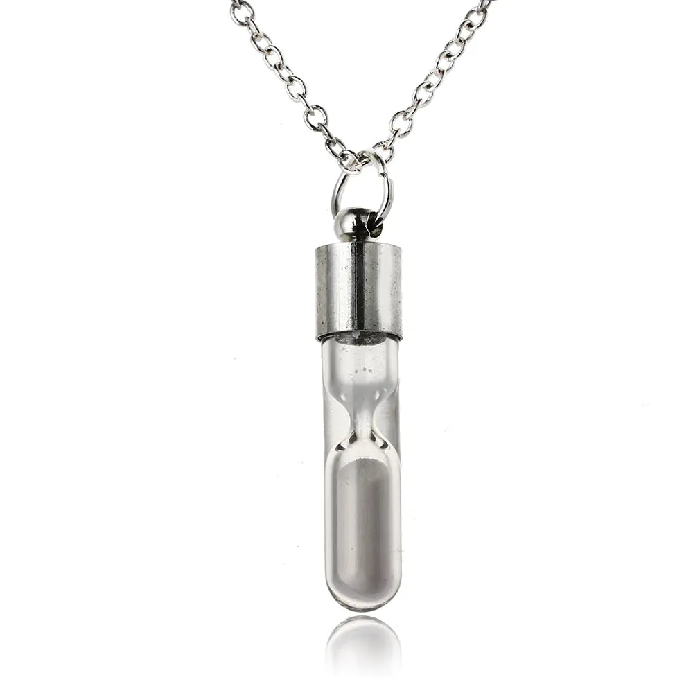 Glowing Hourglass | Crystal Necklace