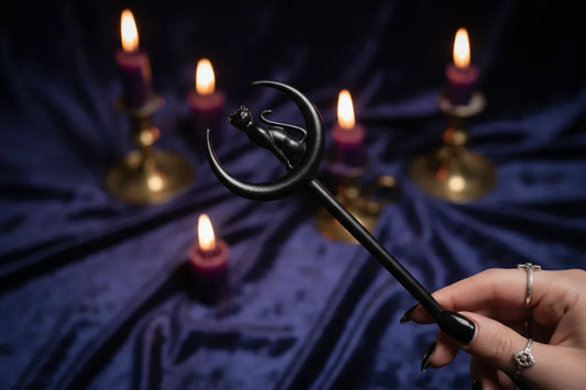Cat Moon Wand - Sorceress Sanctuary Default Title
