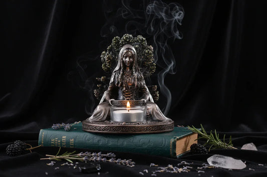 Celtic Goddess - Sorceress Sanctuary Deusa (Não acompanha velas)