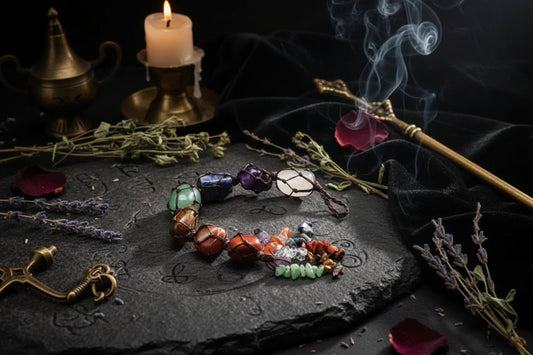 Chakra Car Pendant - Sorceress Sanctuary Seven color