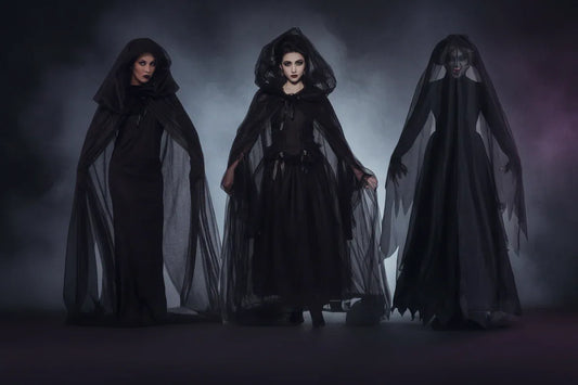 Complete Witch Outfit - Sorceress Sanctuary Black / L-Black / M-Black / S-Black / XL-Black / XXL
