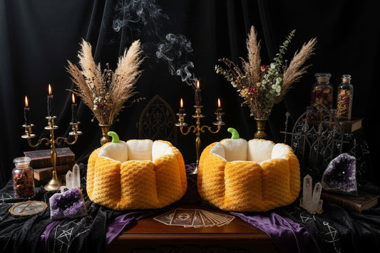 Cozy Pumpkin Bed - Sorceress Sanctuary Small-Medium