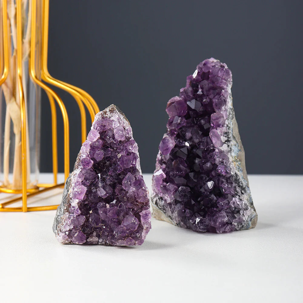 Natural Amethyst Crystal Cluster
