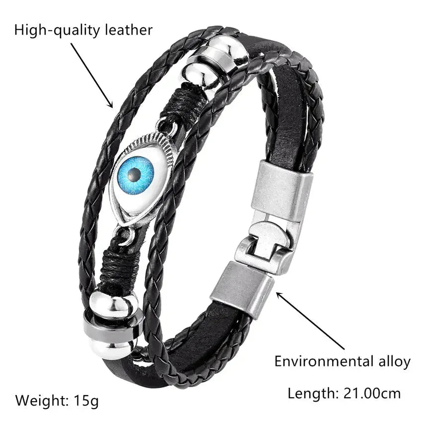 Multi Evil Eye Bracelet - Sorceress Sanctuary