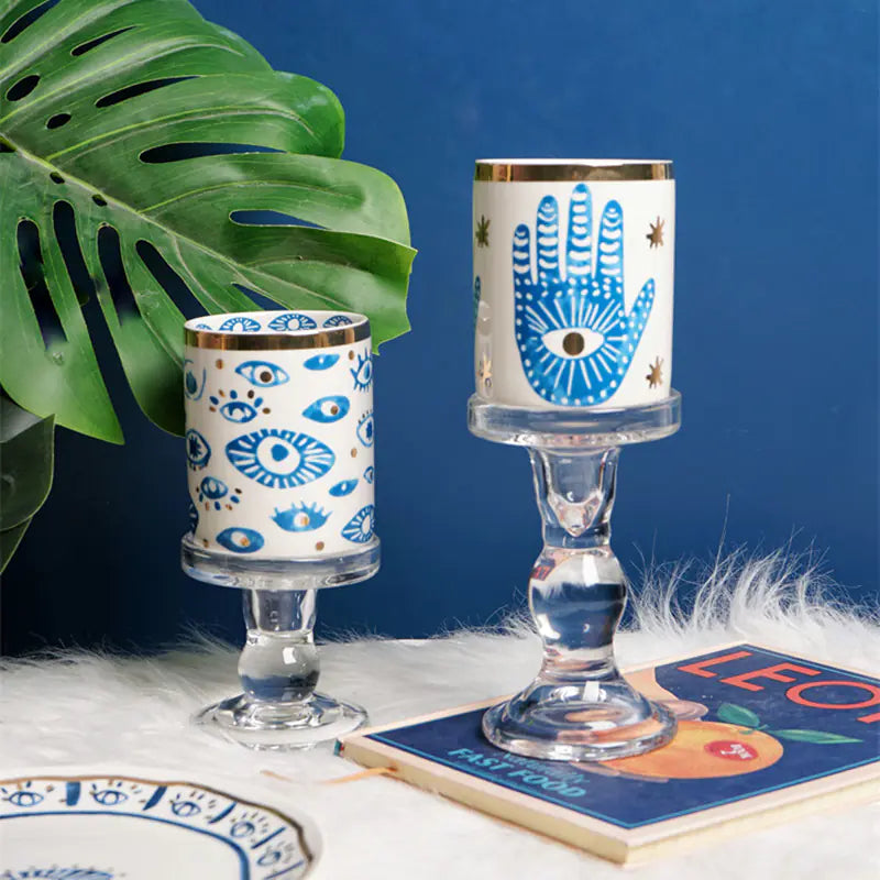 Spiritual Healing | Ceramic Plate & Candle Holder Set