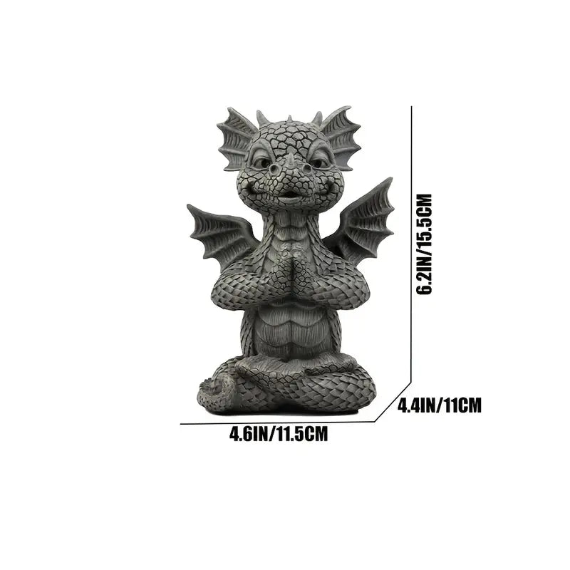 Meditation Fiery | Dragon Statue