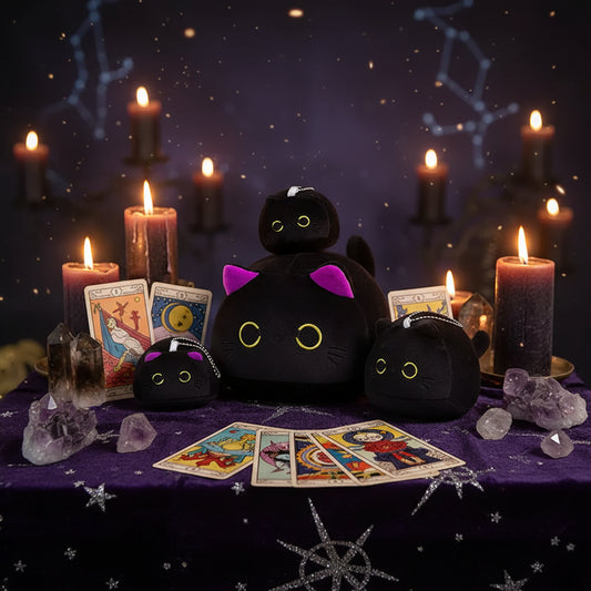 Comfy Black Cat Pillows - Sorceress Sanctuary
