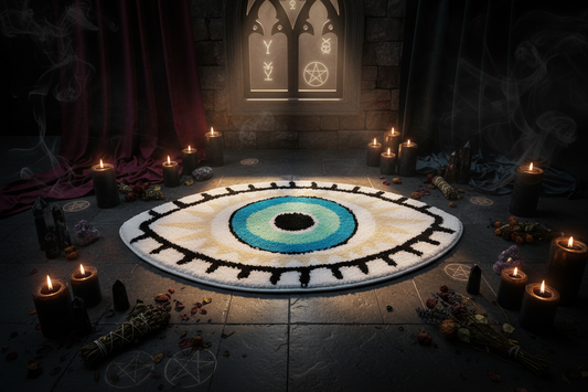 Enchanting Evil Eye Carpet - Sorceress Sanctuary 60x40 1-60x40 2-80x50 1-80x50 2