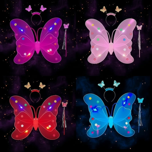 Glowing Butterfly Wings Costume Sorceress Sanctuary