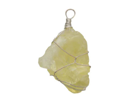 Natural Stone Pendant Necklace Sorceress Sanctuary